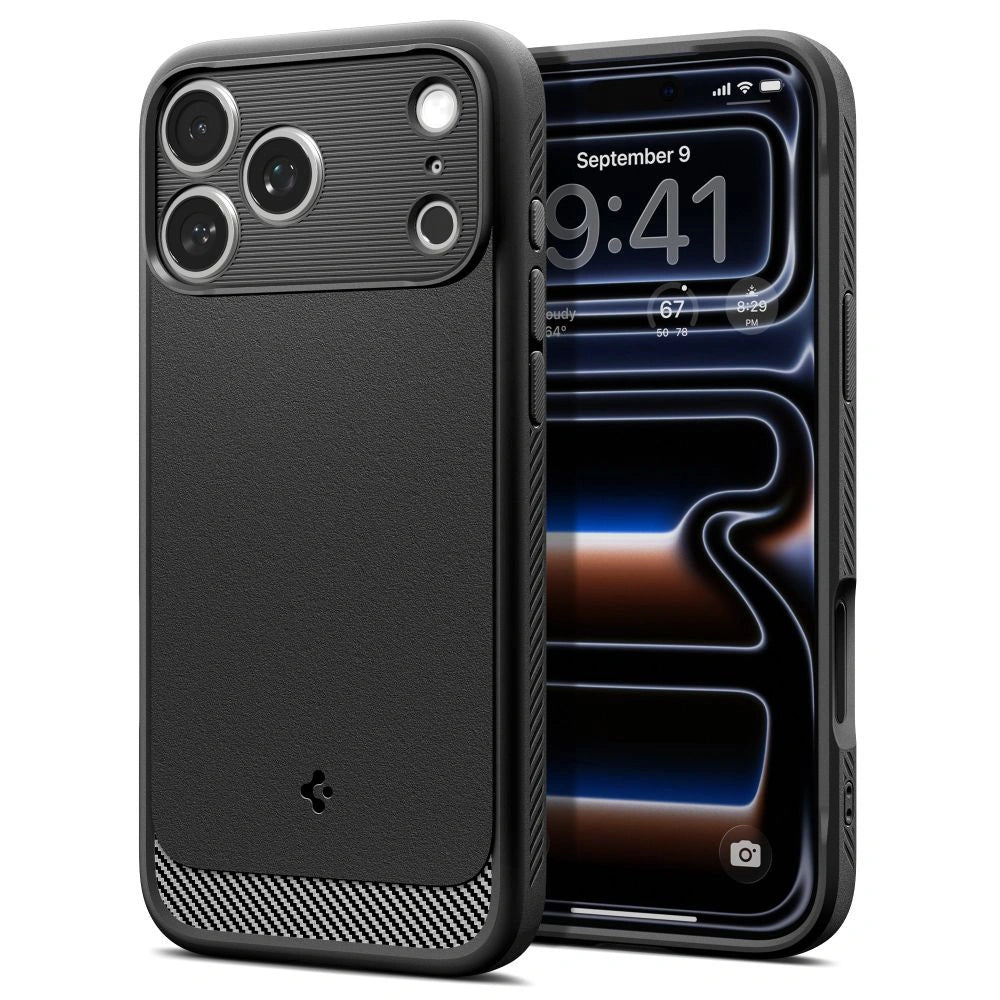 Etui Spigen Rugged Armor na iPhone 18 Pro Max / 17 Pro Max - czarne matowe – zdjęcie 2
