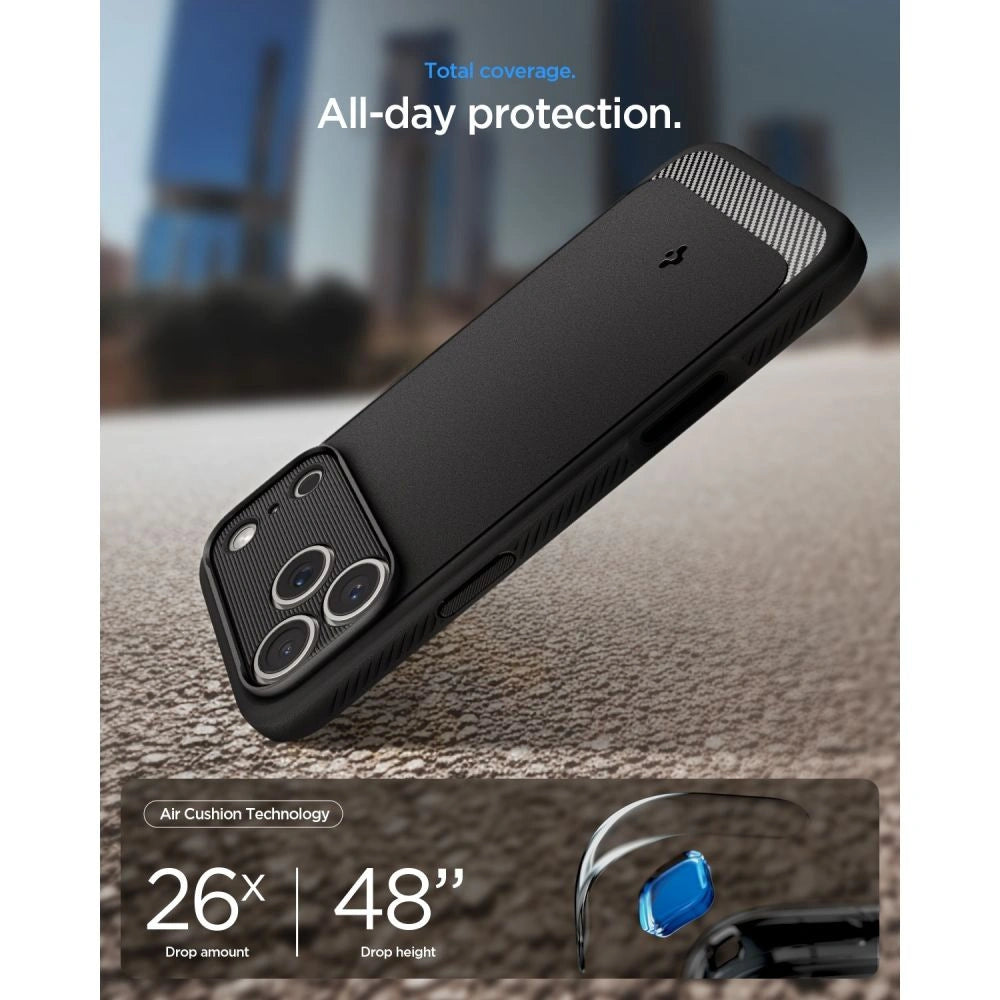Etui Spigen Rugged Armor na iPhone 18 Pro Max / 17 Pro Max - czarne matowe – zdjęcie 8