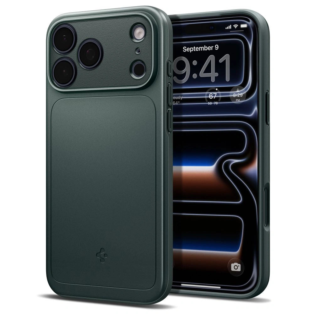 Etui Spigen Thin Fit MagSafe na iPhone 18 Pro / 17 Pro - zielone – zdjęcie 2