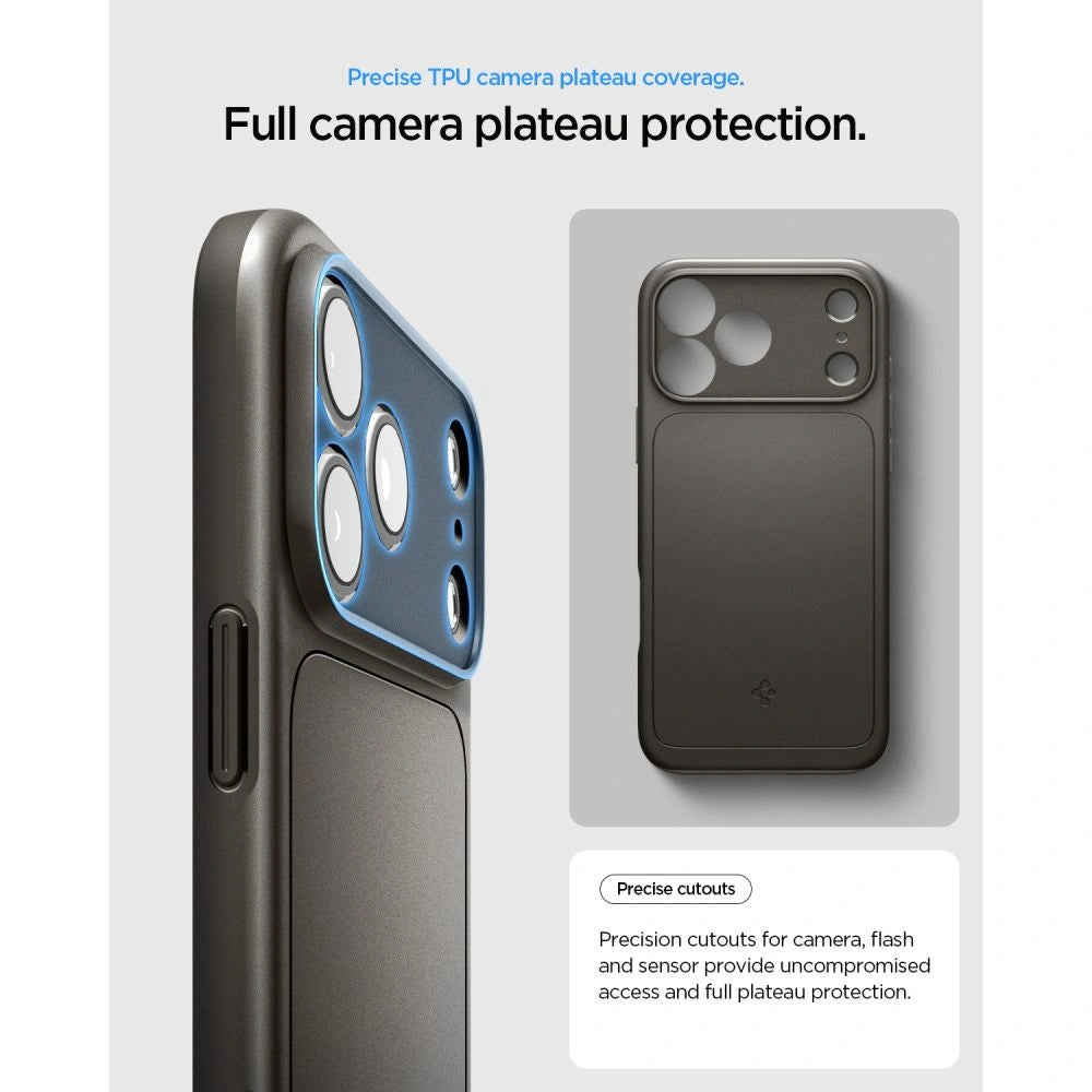Etui Spigen Thin Fit MagSafe na iPhone 18 Pro / 17 Pro - czarne – zdjęcie 10