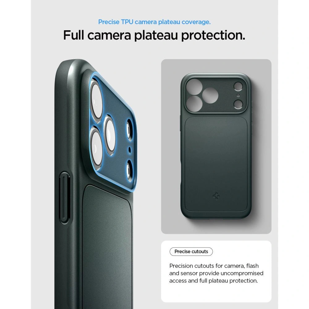 Etui Spigen Thin Fit MagSafe na iPhone 18 Pro Max / 17 Pro Max - zielone – zdjęcie 9