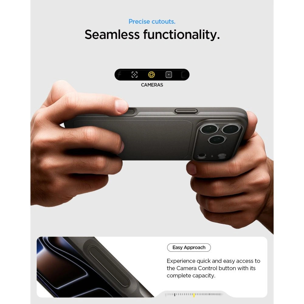 Etui Spigen Thin Fit MagSafe na iPhone 18 Pro Max / 17 Pro Max - czarne – zdjęcie 10