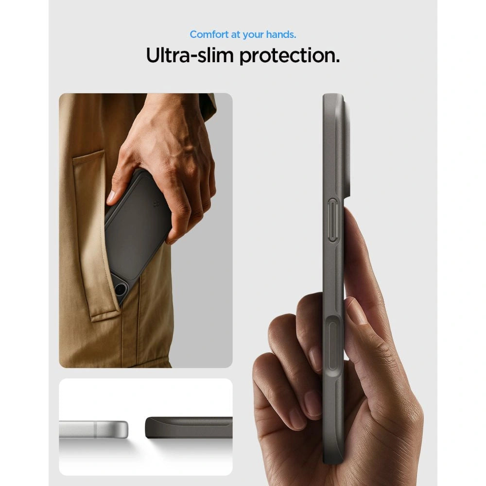 Etui Spigen Thin Fit MagSafe na iPhone 18 Pro Max / 17 Pro Max - czarne – zdjęcie 7