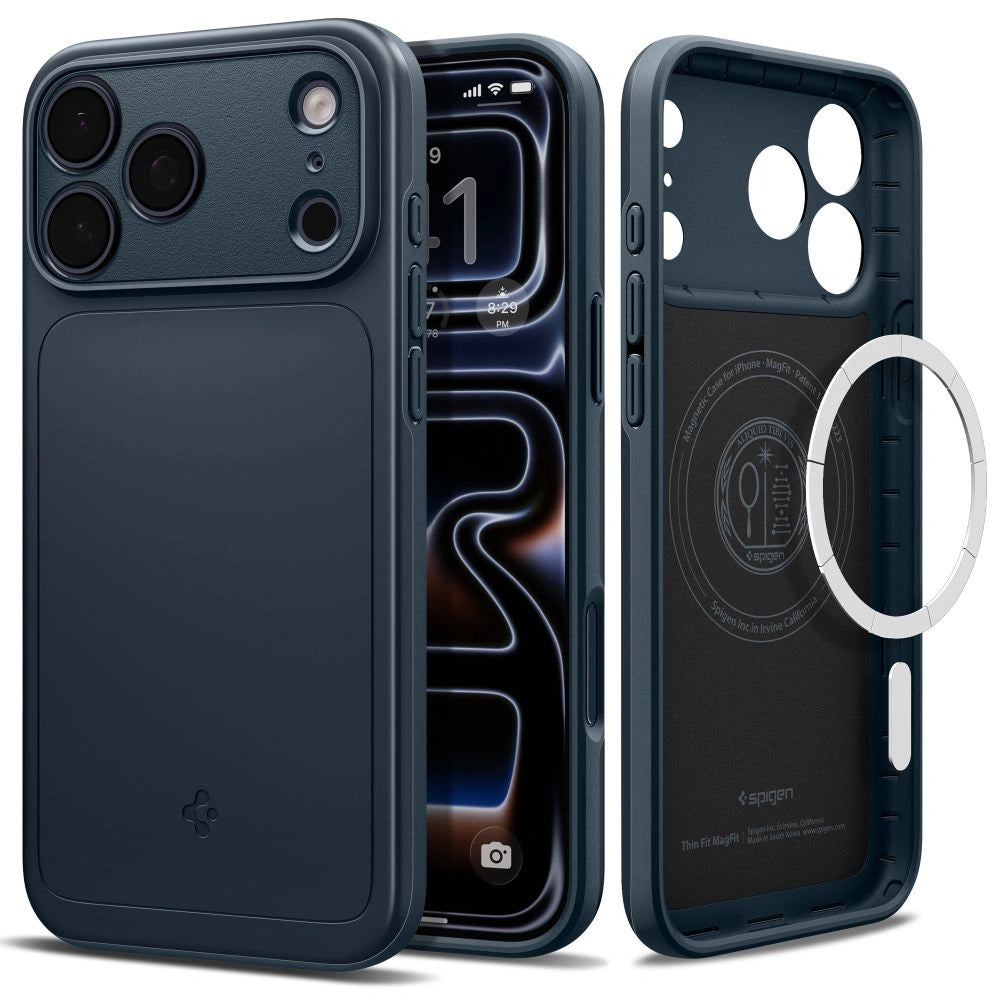 Etui Spigen Thin Fit MagSafe na iPhone 18 Pro Max / 17 Pro Max - szare