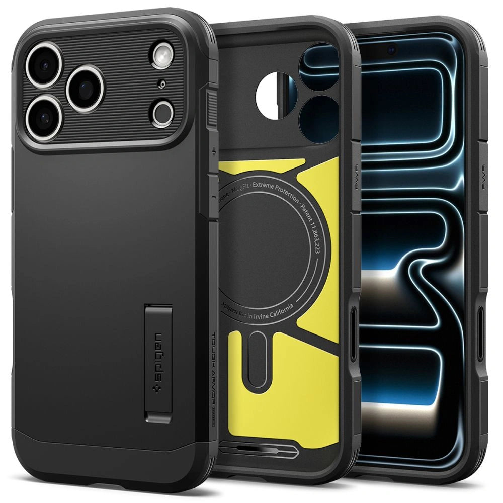 Etui Spigen Tough Armor MagSafe na iPhone 18 Pro / 17 Pro - czarne – zdjęcie 2