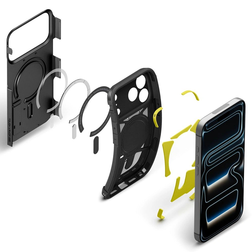 Etui Spigen Tough Armor MagSafe na iPhone 18 Pro / 17 Pro - czarne – zdjęcie 8