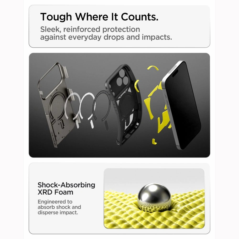 Etui Spigen Tough Armor na iPhone 18 Pro Max / 17 Pro Max - czarne – zdjęcie 8