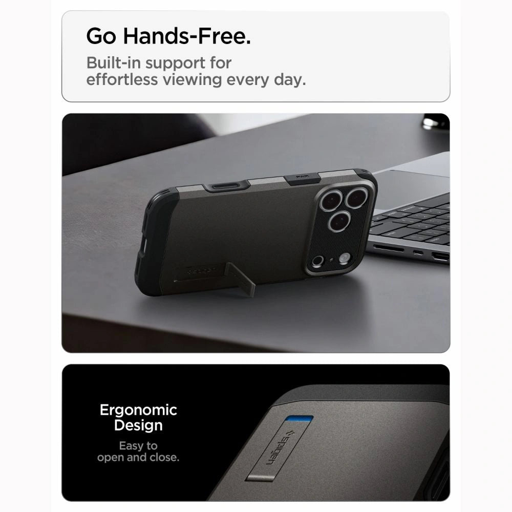 Etui Spigen Tough Armor na iPhone 18 Pro Max / 17 Pro Max - czarne – zdjęcie 9