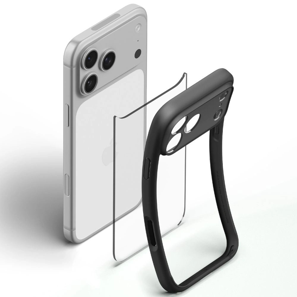 Etui Spigen Ultra Hybrid na iPhone 18 Pro / 17 Pro - czarne matowe – zdjęcie 4