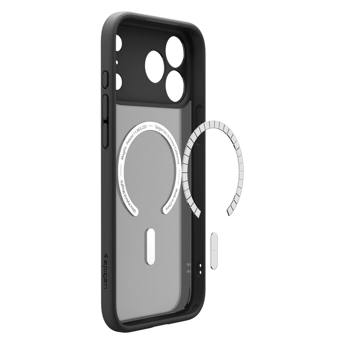 Etui Spigen Ultra Hybrid MagSafe na iPhone 18 Pro / 17 Pro - frost black – zdjęcie 11