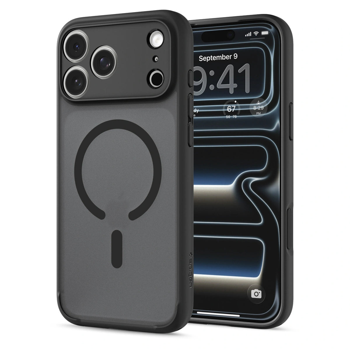 Etui Spigen Ultra Hybrid MagSafe na iPhone 18 Pro / 17 Pro - frost black – zdjęcie 12