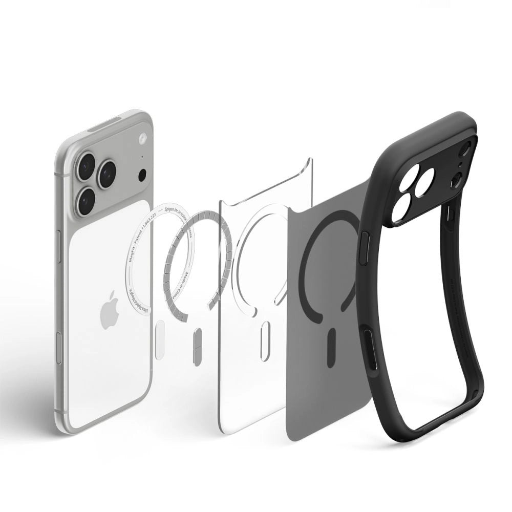 Etui Spigen Ultra Hybrid MagSafe na iPhone 18 Pro / 17 Pro - frost black – zdjęcie 4