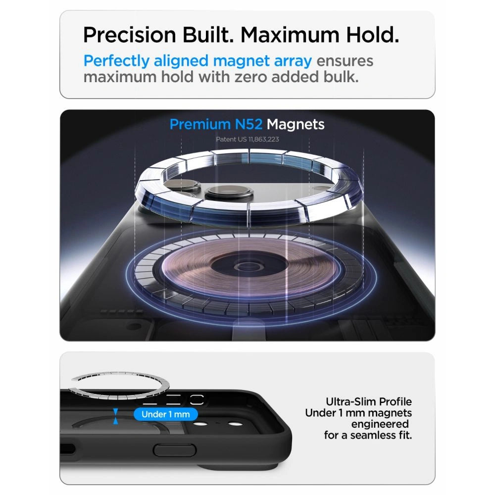 Etui Spigen Ultra Hybrid MagSafe na iPhone 18 Pro / 17 Pro - frost black – zdjęcie 7
