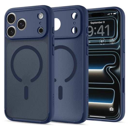Etui Spigen Ultra Hybrid na iPhone 18 Pro / 17 Pro - ciemnoniebieskie