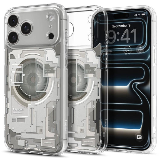 Etui Spigen Ultra Hybrid MagSafe Zero na iPhone 18 Pro / 17 Pro - tytanowy