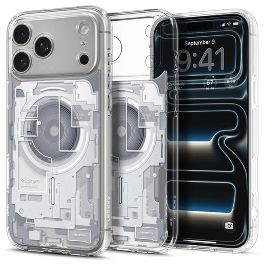 Etui Spigen Ultra Hybrid MagSafe Zero One na iPhone 18 Pro / 17 Pro - białe