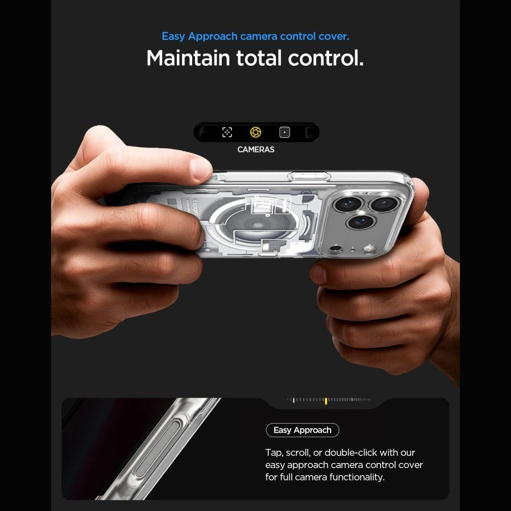 Etui Spigen Ultra Hybrid MagSafe Zero One na iPhone 18 Pro / 17 Pro - białe – zdjęcie 11