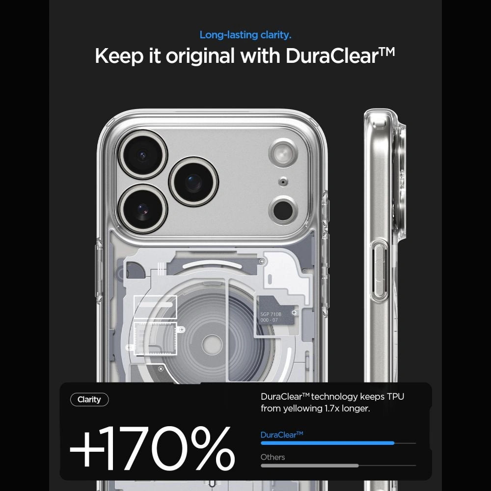 Etui Spigen Ultra Hybrid MagSafe Zero One na iPhone 18 Pro / 17 Pro - białe – zdjęcie 6