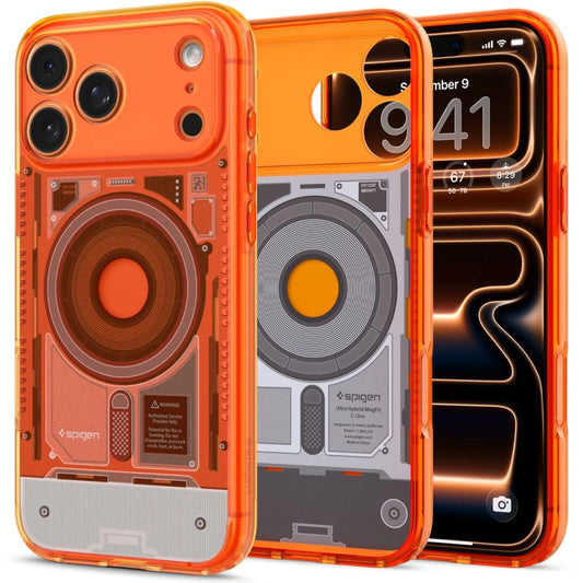 Etui Spigen Ultra Hybrid na iPhone 18 Pro Max / 17 Pro Max - pomarańczowe