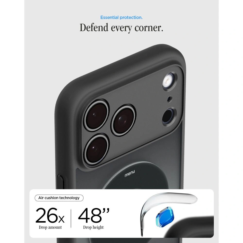 Etui Spigen Ultra Hybrid MagSafe na iPhone 18 Pro Max / 17 Pro Max - czarne – zdjęcie 10