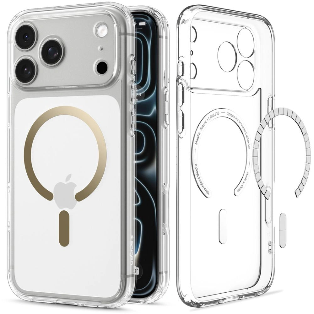Etui Spigen Ultra na iPhone 18 Pro Max / 17 Pro Max - przezroczysto-złote – zdjęcie 2