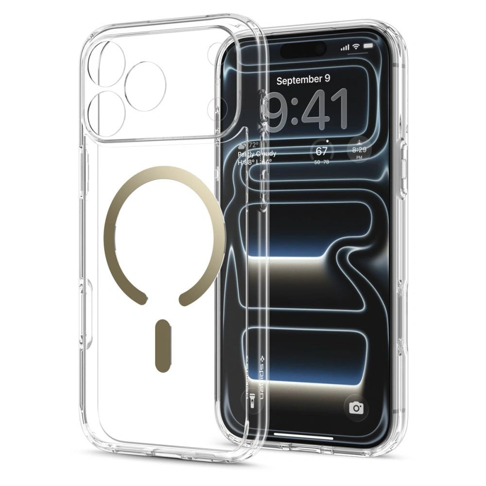 Etui Spigen Ultra na iPhone 18 Pro Max / 17 Pro Max - przezroczysto-złote – zdjęcie 3
