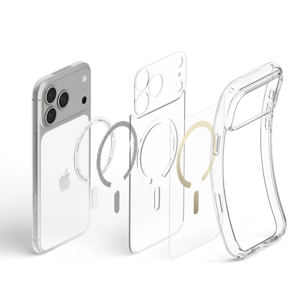 Etui Spigen Ultra na iPhone 18 Pro Max / 17 Pro Max - przezroczysto-złote – zdjęcie 6