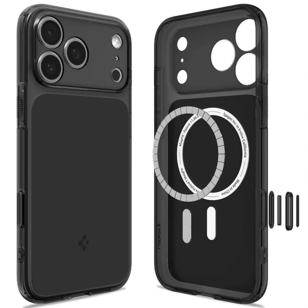 Etui Spigen Ultra Hybrid MagSafe na iPhone 18 Pro / 17 Pro - czarne matowe – zdjęcie 2