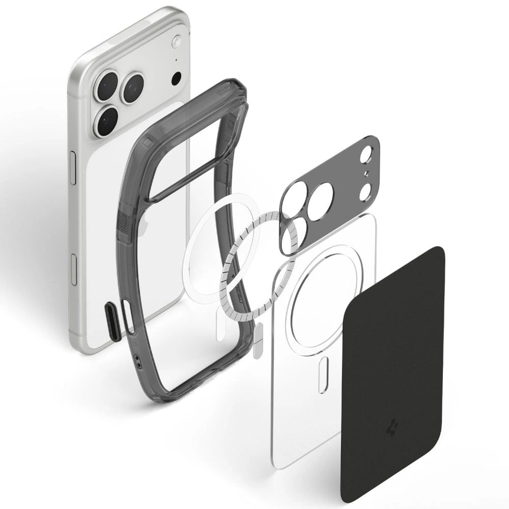 Etui Spigen Ultra Hybrid MagSafe na iPhone 18 Pro / 17 Pro - czarne matowe – zdjęcie 4