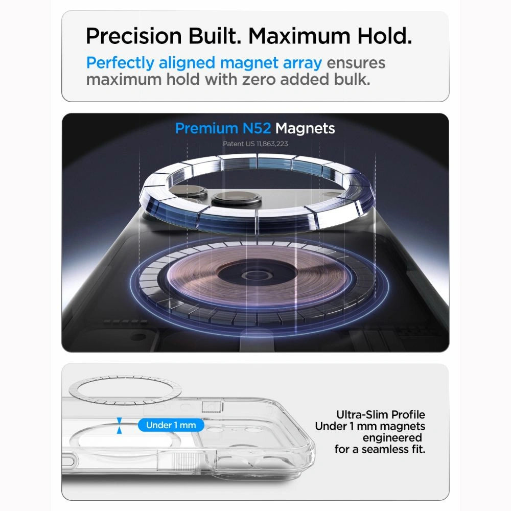 Etui Spigen Ultra Hybrid MagSafe na iPhone 18 Pro Max / 17 Pro Max - białe – zdjęcie 10
