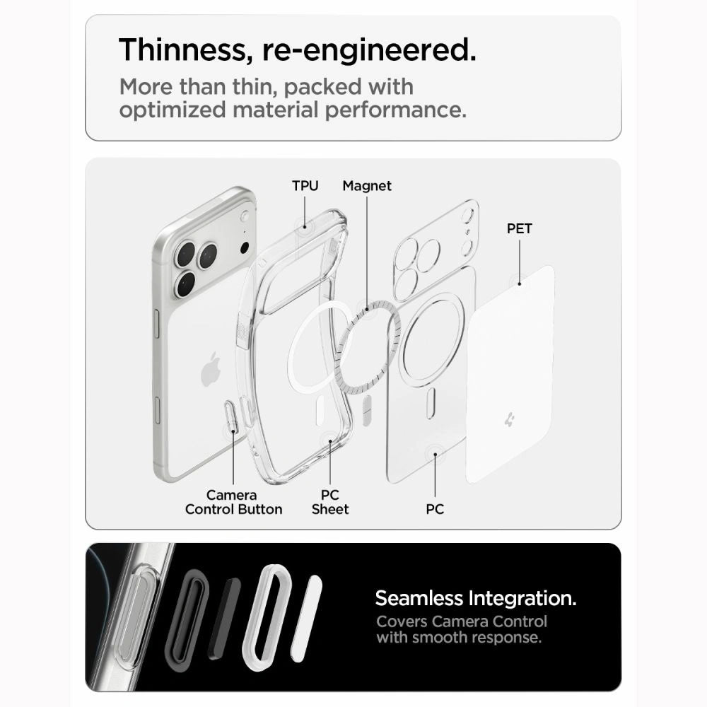 Etui Spigen Ultra Hybrid MagSafe na iPhone 18 Pro Max / 17 Pro Max - białe – zdjęcie 9