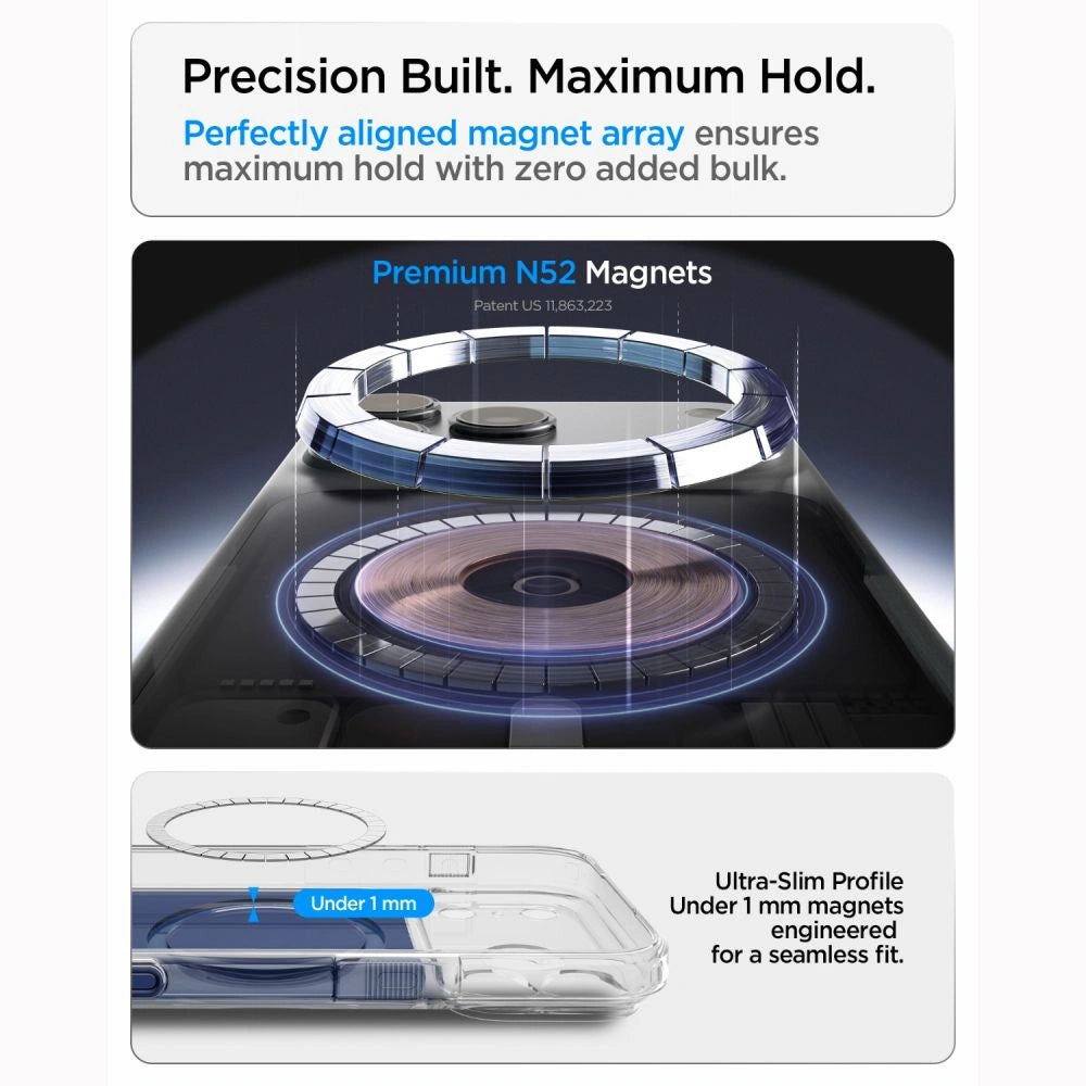 Etui Spigen Ultra na iPhone 18 Pro Max / 17 Pro Max - niebieskie matowe – zdjęcie 10