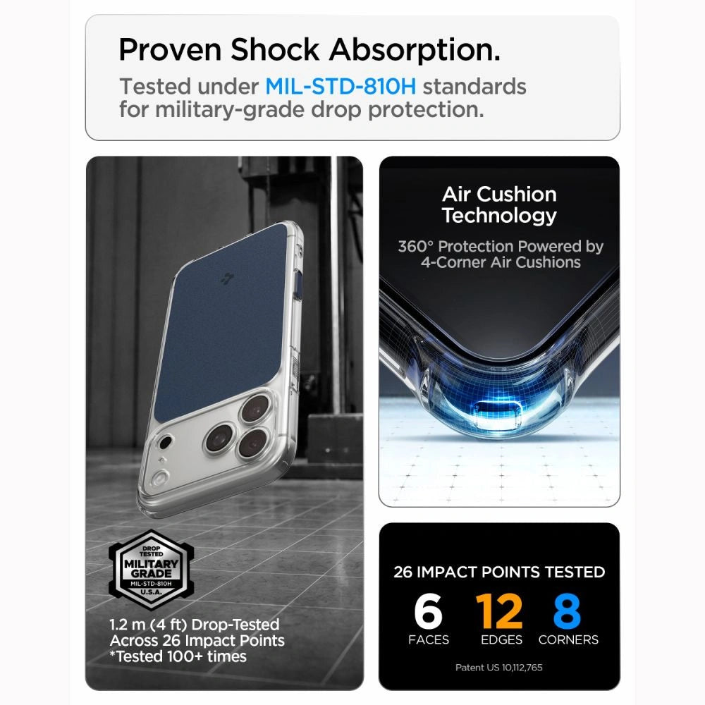 Etui Spigen Ultra na iPhone 18 Pro Max / 17 Pro Max - niebieskie matowe – zdjęcie 11