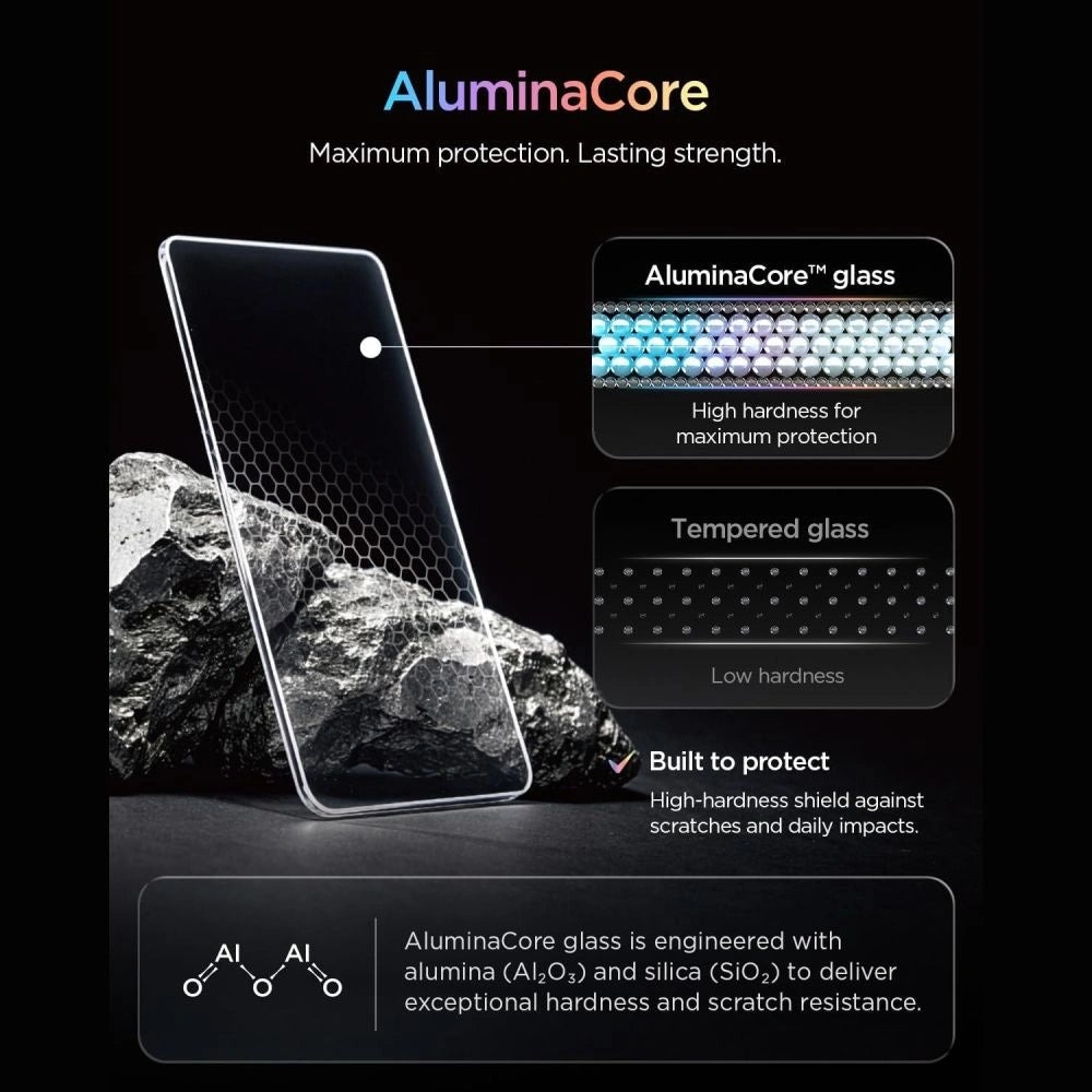 Szkło hartowane Spigen Glas.tR EZ Fit Pro HD AC na iPhone Duo – zdjęcie 4