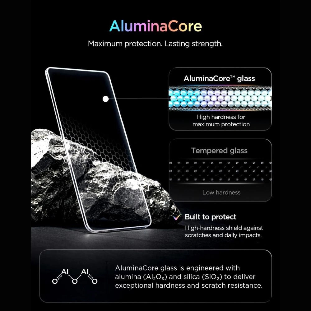 Szkło hartowane Spigen Glas.tR EZ Fit Pro HD AC 2-Pack prywatyzujące na iPhone Duo – zdjęcie 5