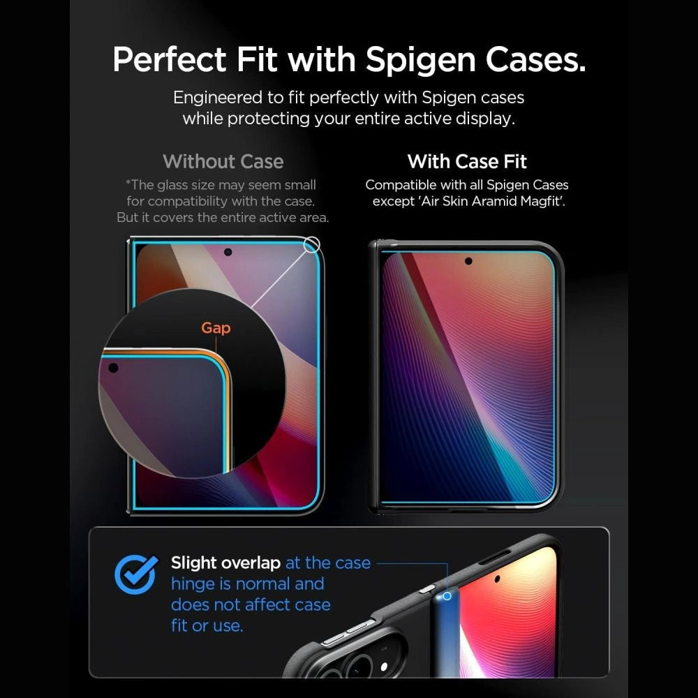Szkło hartowane Spigen Glas.tR EZ Fit Pro HD AC prywatyzujące na iPhone Duo – zdjęcie 7
