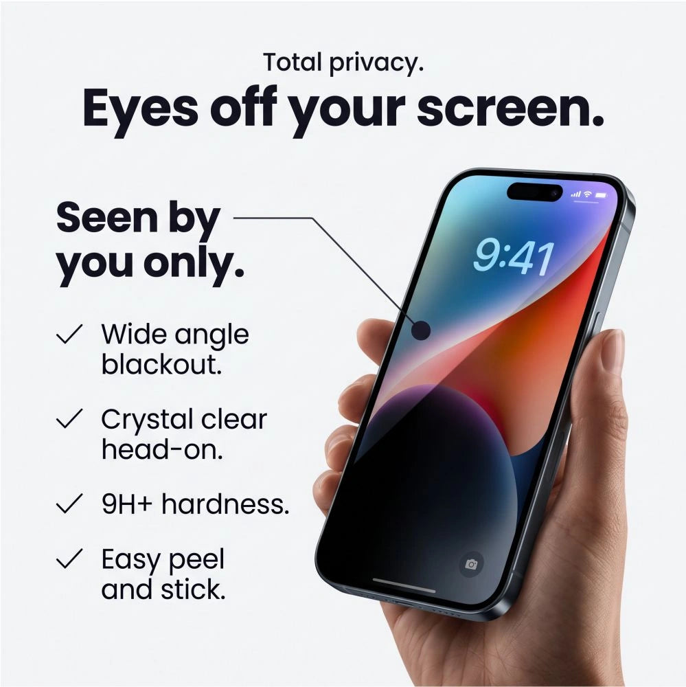 Szkło prywatyzujące Tech-Protect Quick Set Spy+ 2-Pack na iPhone 18 Pro Max – zdjęcie 10
