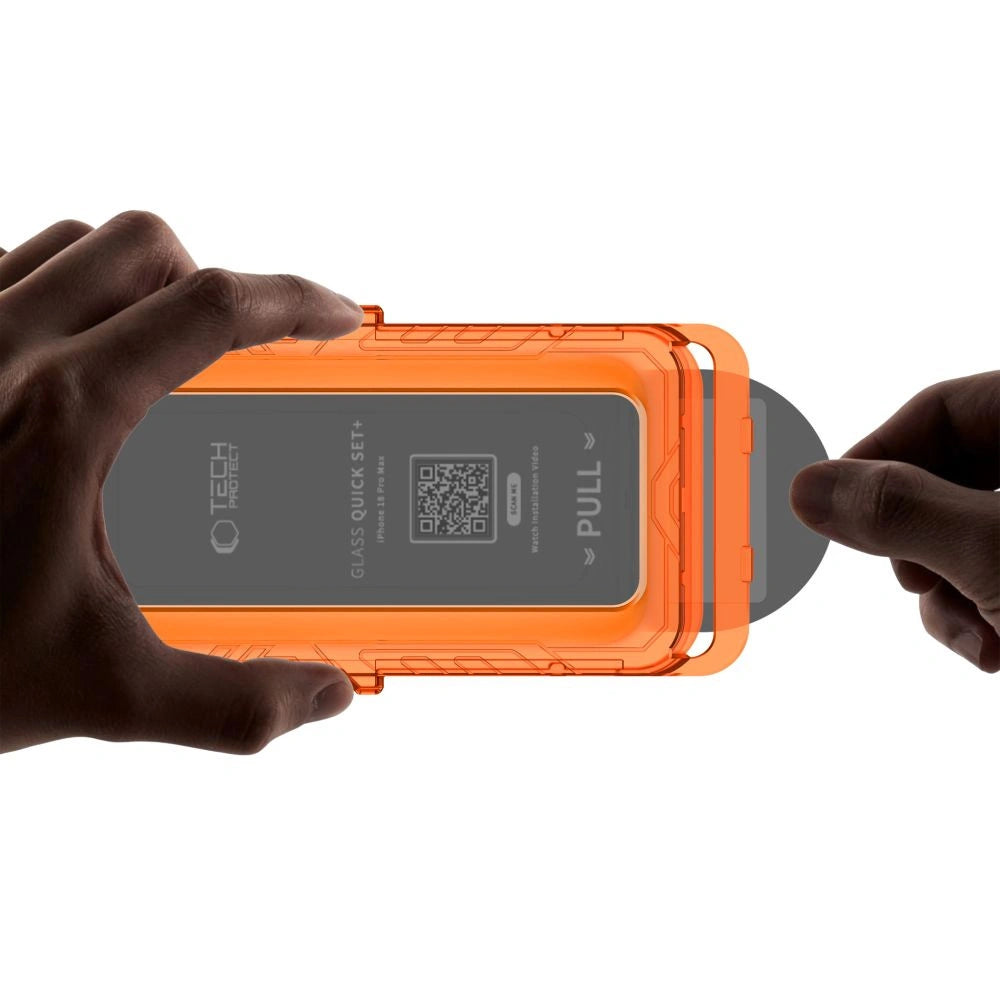 Szkło prywatyzujące Tech-Protect Quick Set Spy+ 2-Pack na iPhone 18 Pro – zdjęcie 4