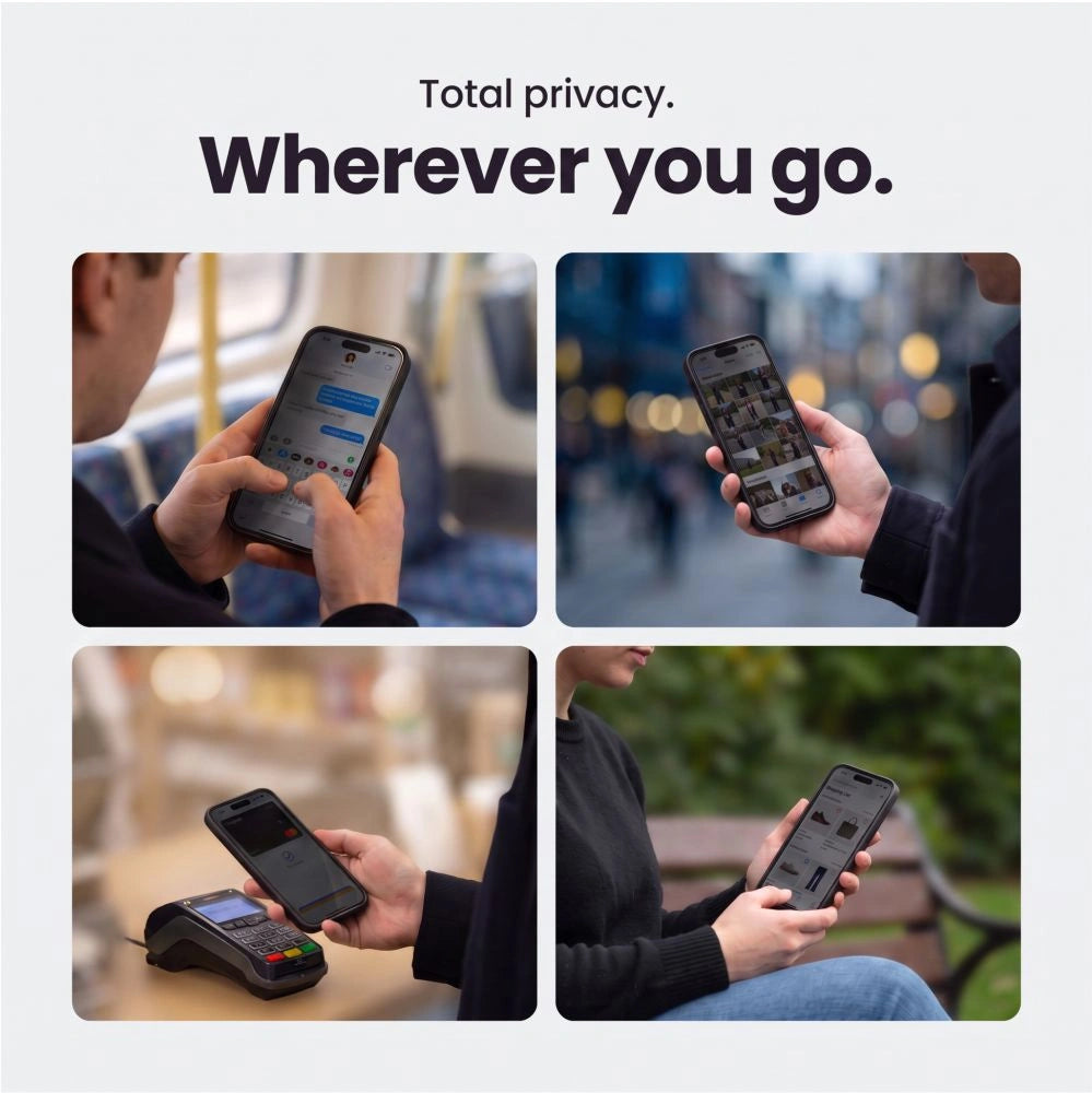 Szkło prywatyzujące Tech-Protect Quick Set Spy+ 2-Pack na iPhone 18 Pro – zdjęcie 7