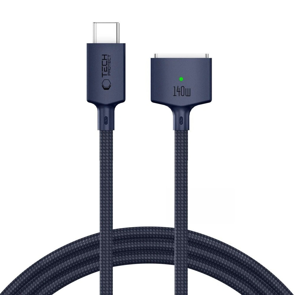 Kabel Tech-Protect MMC01 Ultraboost USB-C / MagSafe do MacBook - granatowy – zdjęcie 2