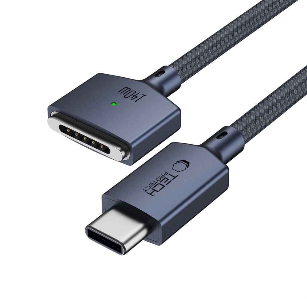Kabel Tech-Protect MMC01 Ultraboost USB-C / MagSafe do MacBook - granatowy – zdjęcie 3