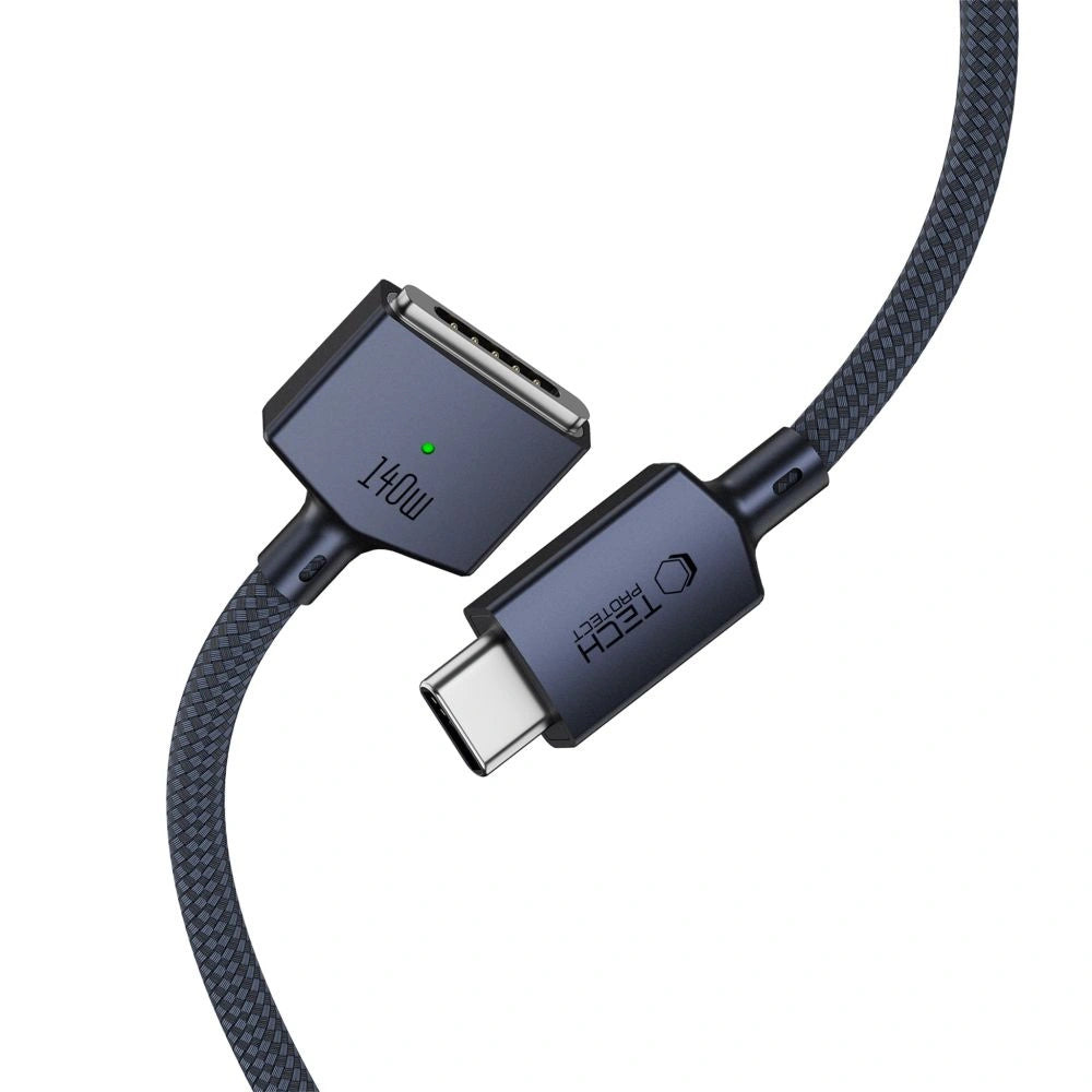 Kabel Tech-Protect MMC01 Ultraboost USB-C / MagSafe do MacBook - granatowy – zdjęcie 4