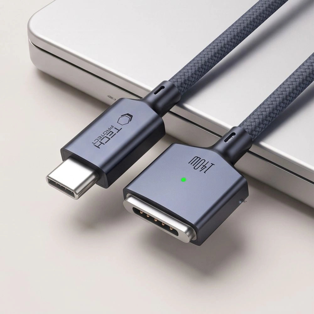 Kabel Tech-Protect MMC01 Ultraboost USB-C / MagSafe do MacBook - granatowy – zdjęcie 5