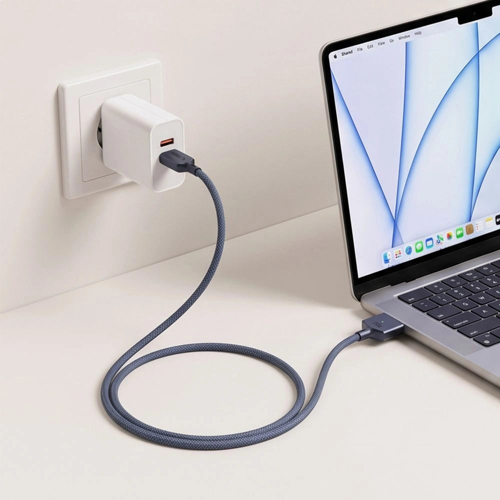 Kabel Tech-Protect MMC01 Ultraboost USB-C / MagSafe do MacBook - granatowy – zdjęcie 7