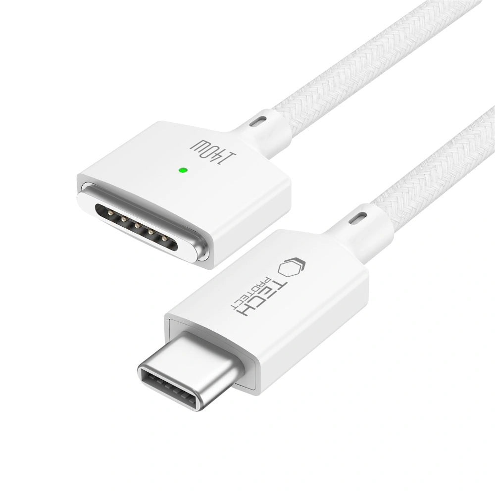 Kabel Tech-Protect MMC01 Ultraboost USB-C / MagSafe 3 do MacBook - biały – zdjęcie 3