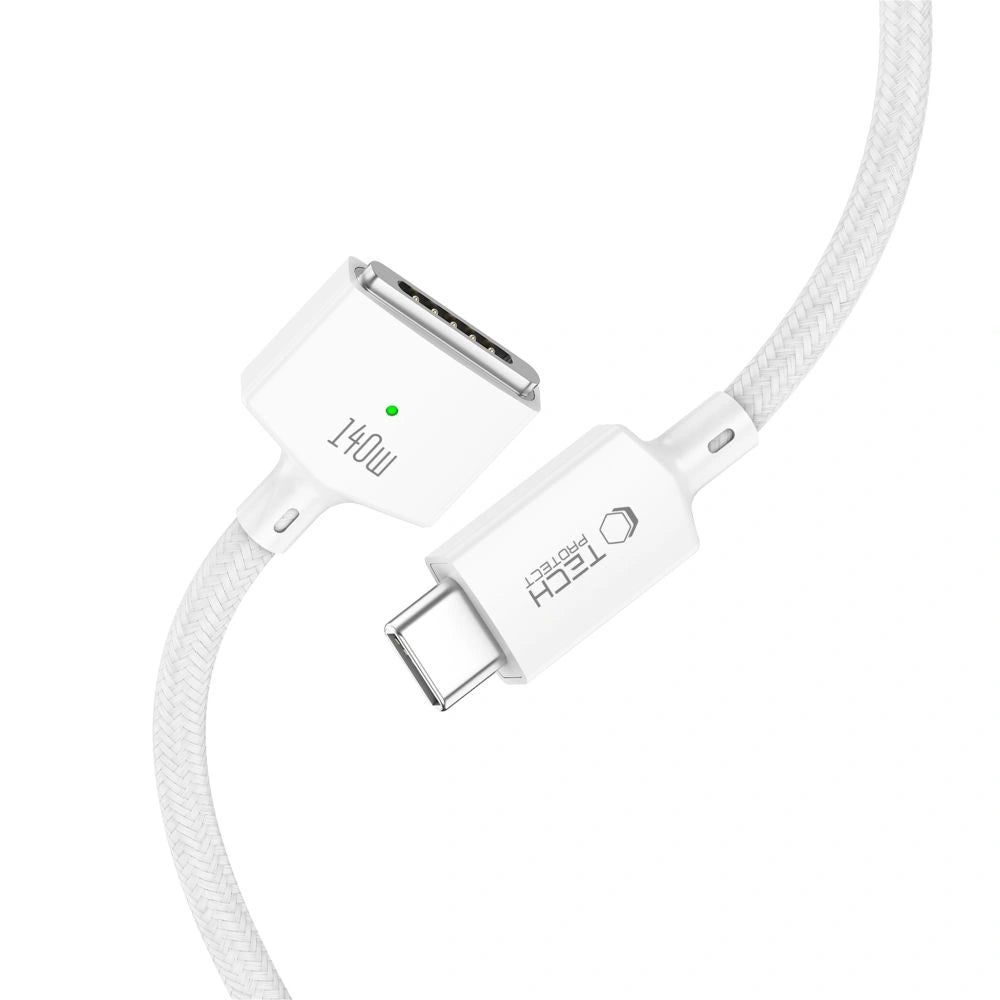 Kabel Tech-Protect MMC01 Ultraboost USB-C / MagSafe 3 do MacBook - biały – zdjęcie 4