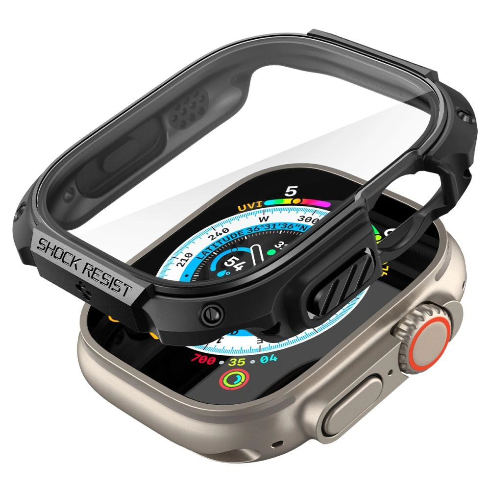 Etui Spigen Tough Armor na Apple Watch Ultra 49 mm - czarne – zdjęcie 10
