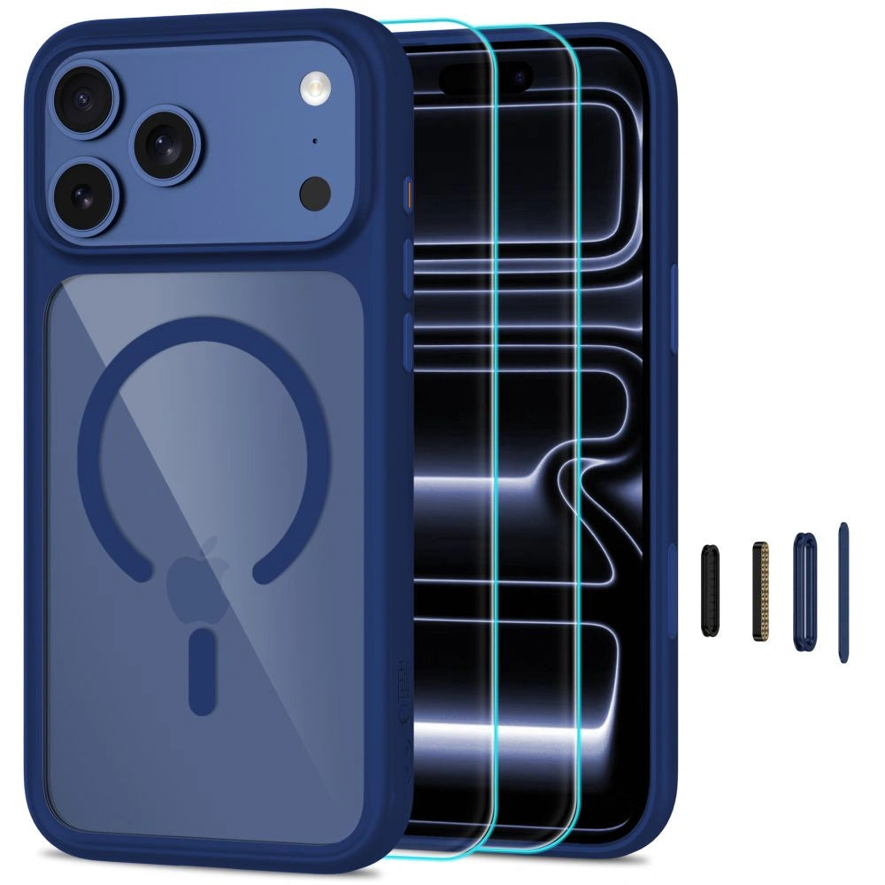 Etui Tech-Protect MagOne MagSafe CC + Szkło hartowane na iPhone 18 Pro Max