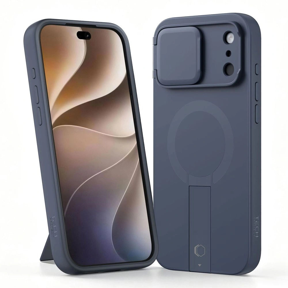 Etui Tech-Protect Kevlar Aura MagSafe na iPhone 18 Pro / 17 Pro - granatowe – zdjęcie 2