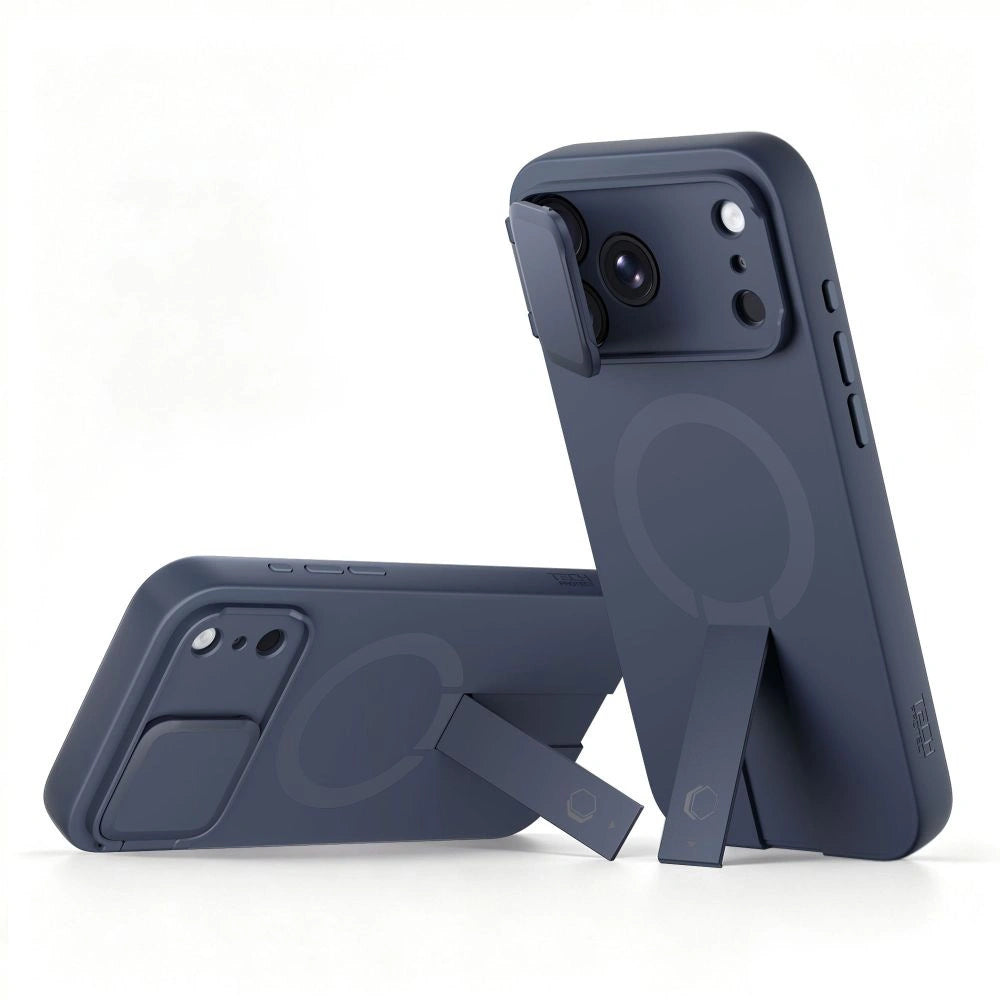 Etui Tech-Protect Kevlar Aura MagSafe na iPhone 18 Pro / 17 Pro - granatowe – zdjęcie 3